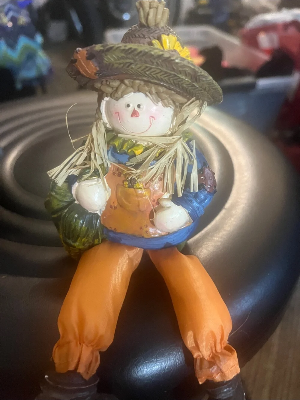 Fall Scarecrow Figurine - Orange & Brown Home Accent 409/410 2 available
